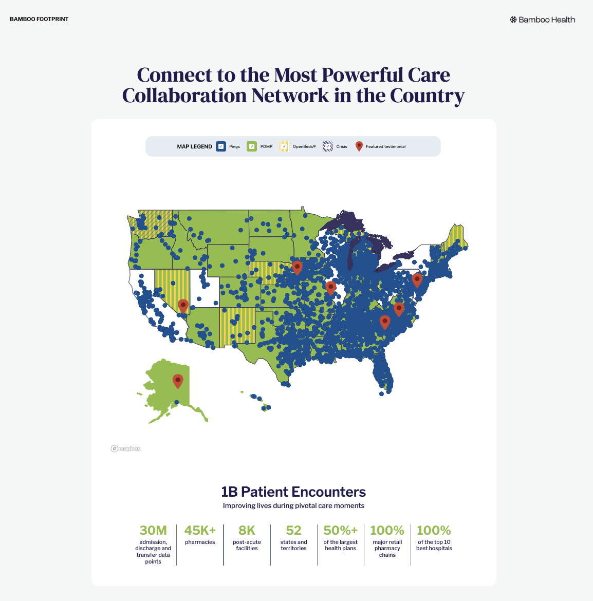 Map of Narxcare US Coverage